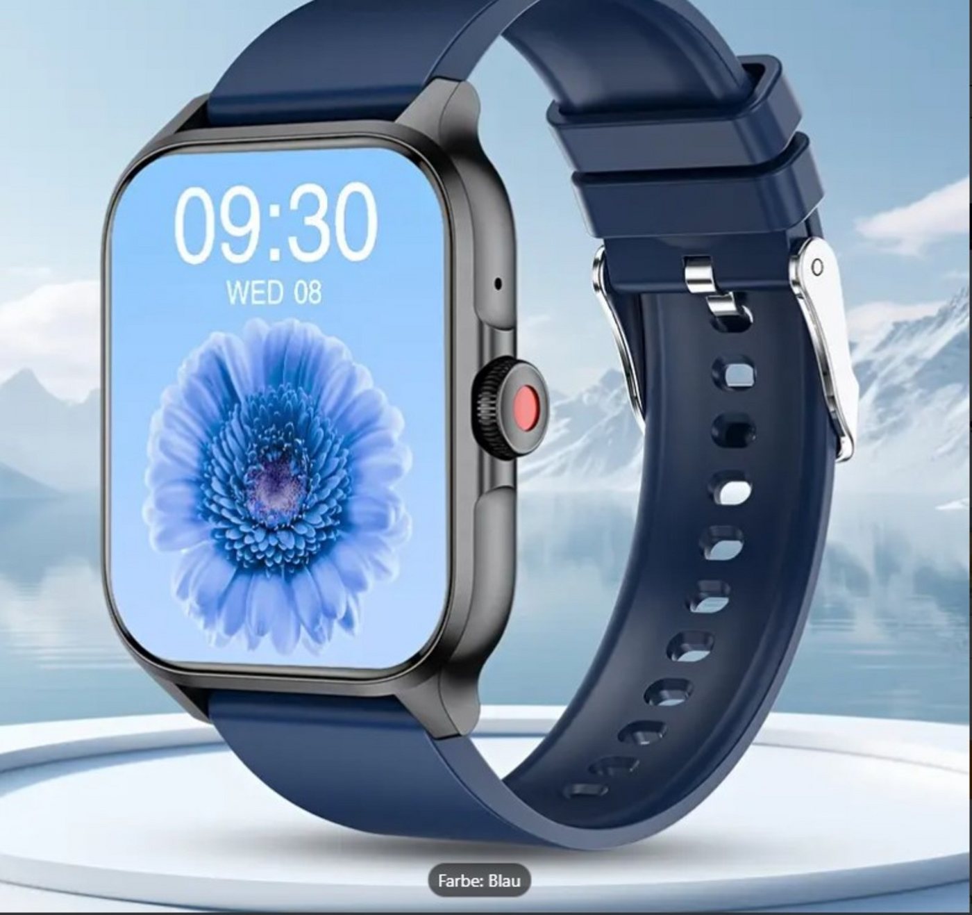 synwoo für Männer und Frauen Smartwatch (1.85 cm, Andriod iOS), mit Ruf-Funktion, Kalorienzähler, Schrittzähler, 100+Sport-Modi, Musik von synwoo