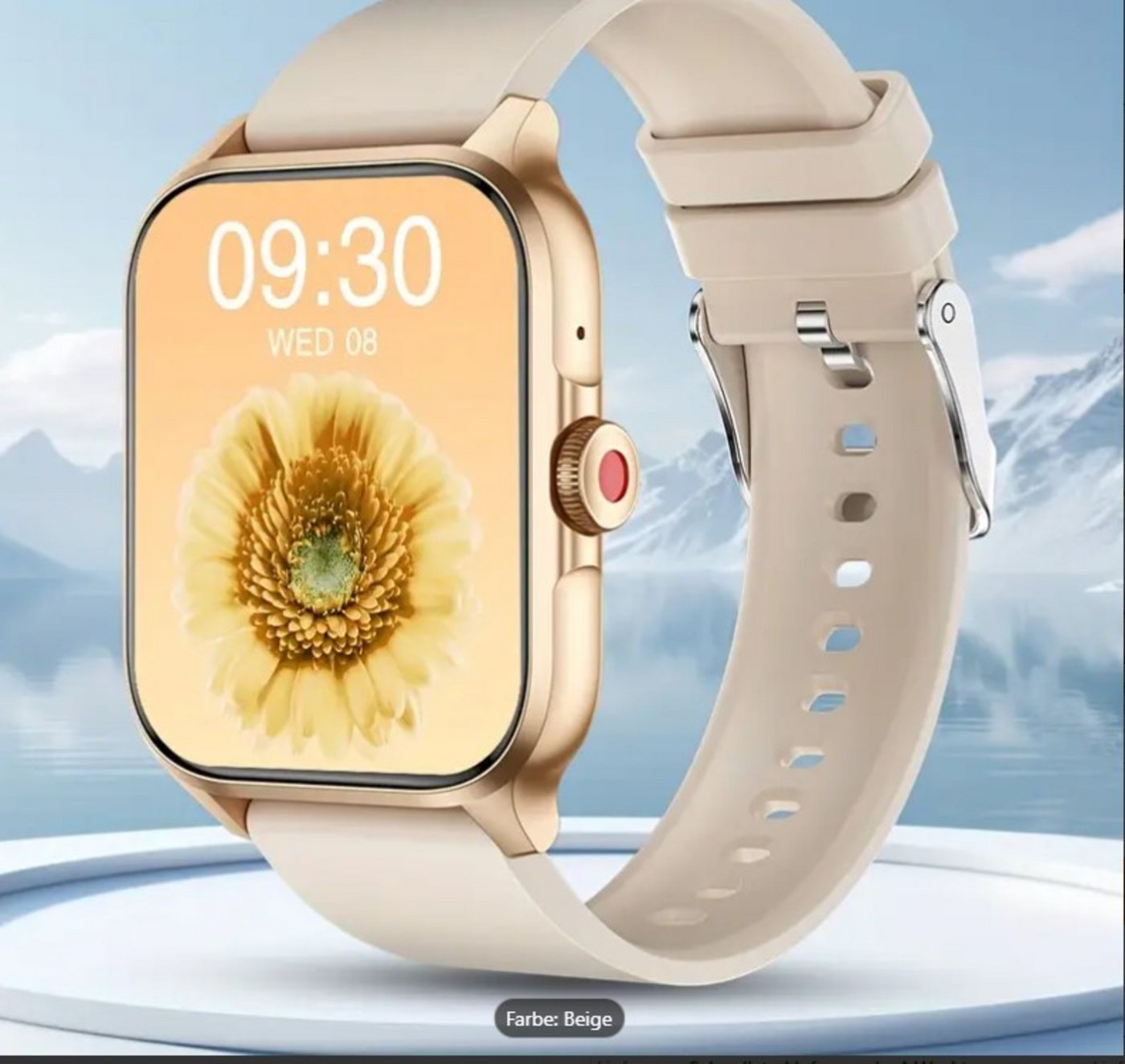 synwoo für Männer und Frauen Smartwatch (1.85 cm, Andriod iOS), mit Ruf-Funktion, Kalorienzähler, Schrittzähler, 100+Sport-Modi, Musik von synwoo