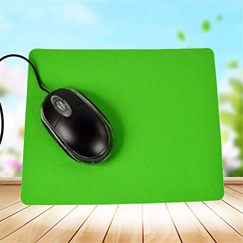 szaerfa Schlanke Mauspad Matte für Computer PC Laptop mit Rutschfester Gummibasis Büro Accessoire Geschenk kompatibel mit optischer Maus (Grün) von szaerfa