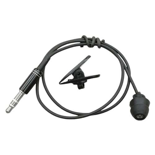 szaluyk Einseitiger Kopfhörer, kabelgebunden, geräuschunterdrückendes Ohrhörer, schwarzes Headset für MP3-Player, Einzelohr-Kopfhörer, Silikon, wirtschaftlich für MP3-Player von szaluyk