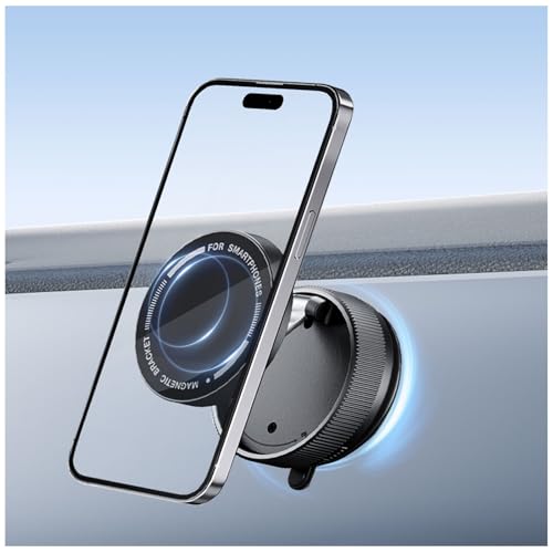 szgwtk Magnetic Phone Holder Car Mount,360 Grad Rotation, Halterung Auto Kompatibel mit iPhone 12-16 Samsung S24 Ultra Universal Vacuum Suction Handyhalter Magnet mit Magnetring für Alle Smartphones szgwtk Magnetic Phone Holder Car Mount,360 Grad Rotation, Halterung Auto Kompatibel mit iPhone 12-16 Samsung S24 Ultra Universal Vacuum Suction Handyhalter Magnet mit Magnetring für Alle Smartphones von szgwtk