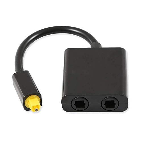 Szlsl88 2 IN 1 Aus Optisch Audio Splitter, Dual Port Optisch Audio Kabel Adapter, Splitter Faser Ersatz von szlsl88