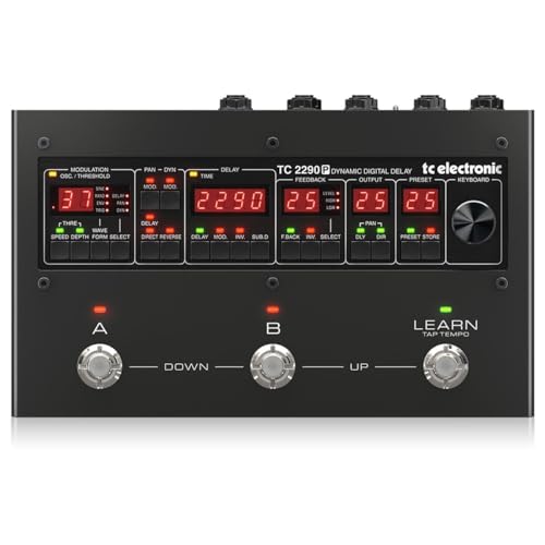 TC Electronic 2290 Dynamic Digital Delay Pedal Mit 128 Presets, 3 Fußschaltern, Dediziertem 'Learn' Tap Tempo Mit Sub-Divisions und Feedback Path FX Insert FX-Einschub TC Electronic 2290 Dynamic Digital Delay Pedal Mit 128 Presets, 3 Fußschaltern, Dediziertem 'Learn' Tap Tempo Mit Sub-Divisions und Feedback Path FX Insert FX-Einschub von t.c electronic