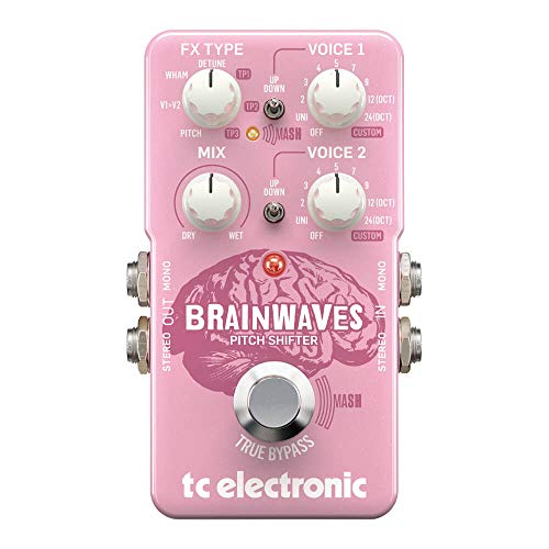 TC Electronic BRAINWAVES PITCH SHIFTER Außergewöhnlicher Pitch Shifter mit Algorithmen in Studioqualität, 4-Oktaven-Dual-Voices und bahnbrechendem MASH-Fußschalter TC Electronic BRAINWAVES PITCH SHIFTER Außergewöhnlicher Pitch Shifter mit Algorithmen in Studioqualität, 4-Oktaven-Dual-Voices und bahnbrechendem MASH-Fußschalter von t.c electronic