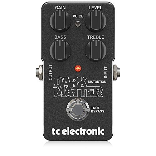 TC Electronic DARK MATTER DISTORTION Phänomenales Distortion-Pedal mit extremem Dynamikbereich, Zweiband-EQ und Voicing-Schalter von t.c electronic