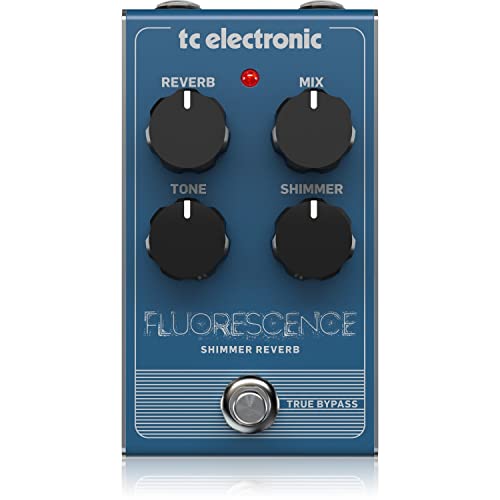 TC Electronic FLUORESCENCE SHIMMER REVERB Schimmerndes Reverb-Pedal mit intuitiver 4-Knopf-Oberfläche für moderne, ätherische Reverb-Sounds von t.c electronic