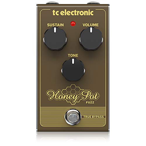 TC Electronic HONEY POT FUZZ Fuzz-Pedal im Vintage-Stil mit massiver Klangwand und kilometerlangem Sustain von t.c electronic