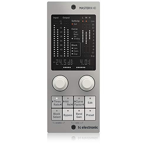 TC Electronic MASTER X HD NATIVE/MASTER X HD-DT Multiband-Dynamikprozessor-Plug-In mit optionalem Hardware-Controller von t.c electronic