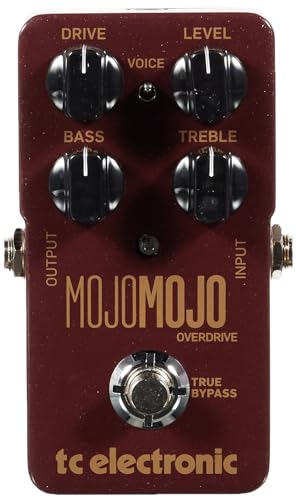 TC Electronic MOJOMOJO OVERDRIVE Außergewöhnliches Overdrive-Pedal mit zusätzlichem Headroom, präziser Steuerung und einem Voicing-Schalter von t.c electronic