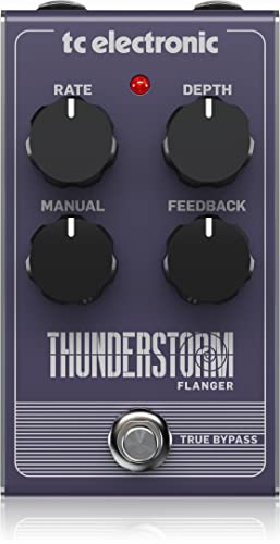 TC Electronic THUNDERSTORM FLANGER Flanger-Pedal im Vintage-Stil mit vollständig analoger Bucket-Brigade-Schaltung von t.c electronic