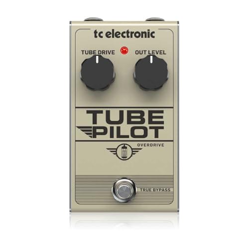 TC Electronic TUBE PILOT OVERDRIVE 12AX7-bestücktes echtes Röhren-Overdrive-Pedal mit warmem und ausdrucksstarkem Sound von t.c electronic