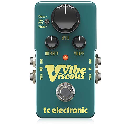 TC Electronic VISCOUS VIBE Awesome Vibe-Pedal zur Nachbildung des legendären „Shin-Ei Uni-Vibe“-Sounds mit integrierter TonePrint-Technologie von t.c electronic