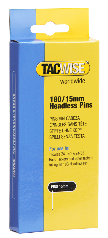 TACWISE Gewindestifte für Handtacker, 180/15 mm, verzinkt von tacwise