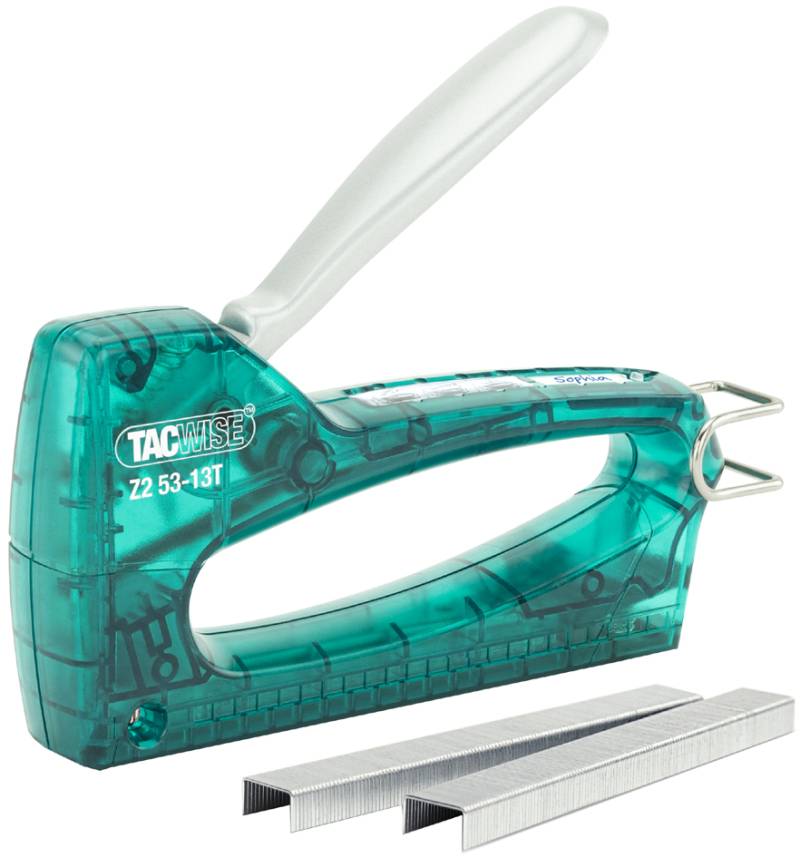 TACWISE Handtacker Z2 53-13T, Kunststoff, grün-transparent von tacwise