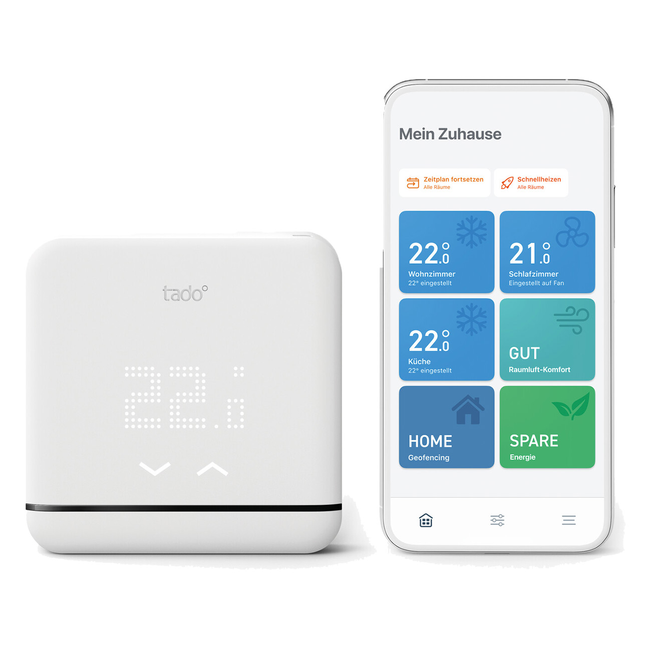 Tado Add-on - Wireless Temperature Sensor | Zusatzprodukt f?r tado? Smarte Heizk?rper-Thermostate | Misst die Temperatur | Kein Bohren erforderlich von tado