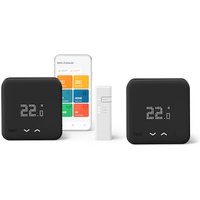 tado° V3+ Starter Set Smarte Heizung Fußboden (Verkabelt) • 2x Thermostat • sw von Tado