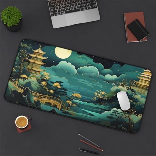 Mauspad XXL, 1200x600x3mm Großer Mousepad, Mouse Pad Gaming, Tischunterlage Large Size, Spezielle Oberfläche Verbessert Präzision und Geschwindigkeit für Home Office (Loft ansehen) von taesdvry
