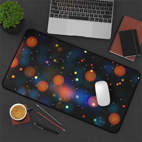 Mauspad XXL, 800x400x2mm Großer Mousepad, Mouse Pad Gaming, Tischunterlage Large Size, Spezielle Oberfläche Verbessert Präzision und Geschwindigkeit für Home Office (Orange Farbe) von taesdvry