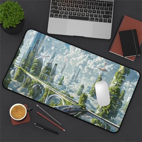 Mouse Mat,1500x800x2mm Gaming Mouse Pad, XXL Gaming Mousepad, Improved Precision and Speed Table mat Large Size, Laptop, Office, Home and Travel (Fairyland Bridge) von taesdvry