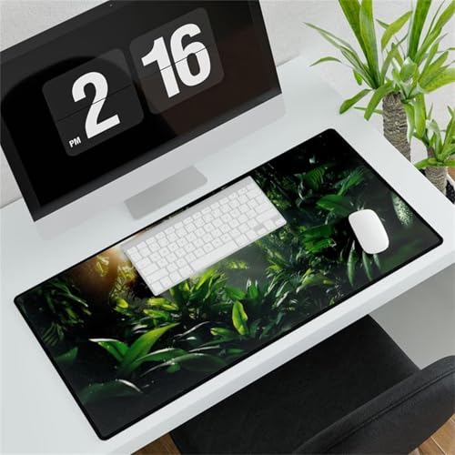 Mouse Mat,900x300x2mm Gaming Mouse Pad, XXL Gaming Mousepad, Improved Precision and Speed Table mat Large Size, Laptop, Office, Home and Travel (Bamboo Forest) von taesdvry
