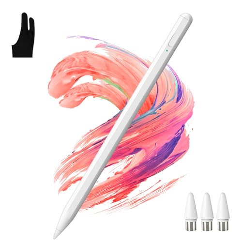 Tablet Stift für Alle Touchscreen Tablets Stylus Pen Kompatibel Mit IOS Android Lenovo Samsung Xiaomi Acer LG Dell Chromebook, 1.5mm HochpräZiser Active Pen, Magnetic Adsorption Pencil von taiyongkang