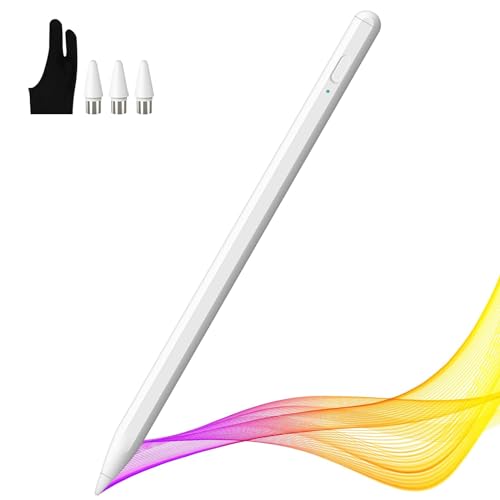 Tablet Stift für Alle Touchscreen Tablets Stylus Pen Kompatibel Mit IOS Android Lenovo Samsung Xiaomi Acer LG Dell Chromebook, 1.5mm HochpräZiser Active Pen, Magnetic Adsorption Pencil von taiyongkang