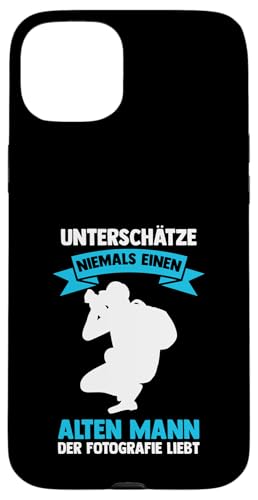 unterschatze niemals alten mann Fotografie Fotografie Hülle für iPhone 15 Plus unterschatze niemals alten mann Fotografie Fotografie Hülle für iPhone 15 Plus von take photo & photos Gift