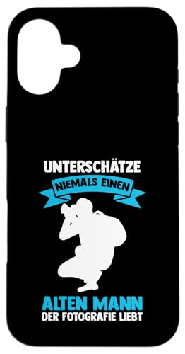 unterschatze niemals alten mann Fotografie Fotografie Hülle für iPhone 16 Plus unterschatze niemals alten mann Fotografie Fotografie Hülle für iPhone 16 Plus von take photo & photos Gift