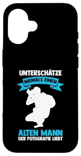 unterschatze niemals alten mann Fotografie Fotografie Hülle für iPhone 16 unterschatze niemals alten mann Fotografie Fotografie Hülle für iPhone 16 von take photo & photos Gift