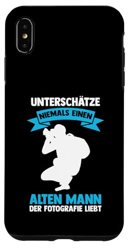 unterschatze niemals alten mann Fotografie Fotografie Hülle für iPhone XS Max unterschatze niemals alten mann Fotografie Fotografie Hülle für iPhone XS Max von take photo & photos Gift