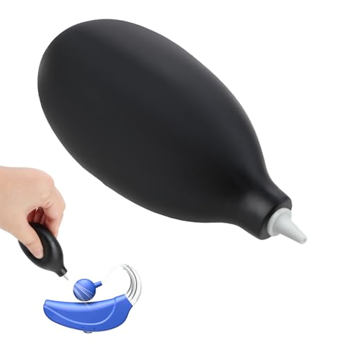 Hörgeräte-Puffer,Mini-Hörgeräte-Gebläse, Quetschkugelpumpe, Staubwedel, Hörgeräte-Reinigungsset, Luftpumpen-Staubwedel für empfindliche Elektronik, für Hörgeräte, Kameras, Objektiv, Uhr, von talNite