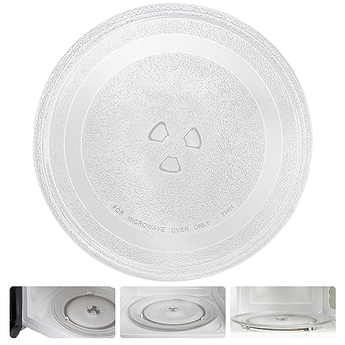 Mikrowellenteller Glas 24,5cm, Universal Drehteller für Mikrowelle, Universal Mikrowellenteller Glatt Drehteller, Glasdrehteller für Mikrowellen mit 3 Noppen für Mikrowellen Mikrowellenteller Glas 24,5cm, Universal Drehteller für Mikrowelle, Universal Mikrowellenteller Glatt Drehteller, Glasdrehteller für Mikrowellen mit 3 Noppen für Mikrowellen von talifoca