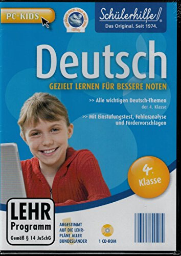 Schülerhilfe ! Gezielt lernen für bessere Noten - Alle wichtigen Deutsch-Themen der 4. Klasse [CD-ROM] von tandem