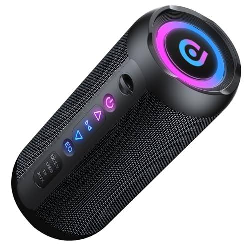 Bluetooth Lautsprecher mit Licht, 30W Musikbox Tragbarer Bluetooth Box mit IPX7 wasserdicht, Dualen Bass-Treibern, 30 Sth Akku, RGB Lichter, TWS Kopplung,AUX, TF Karte, Geeignet Outdoor/Party/Reisen Bluetooth Lautsprecher mit Licht, 30W Musikbox Tragbarer Bluetooth Box mit IPX7 wasserdicht, Dualen Bass-Treibern, 30 Sth Akku, RGB Lichter, TWS Kopplung,AUX, TF Karte, Geeignet Outdoor/Party/Reisen von taopodo