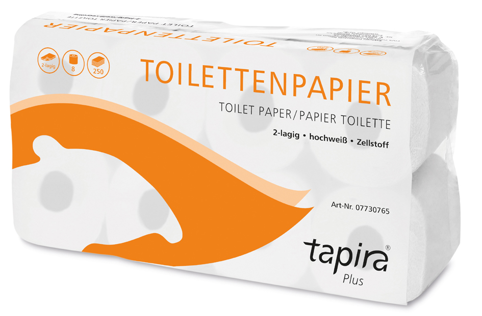 Tapira Toilettenpapier Plus, 2-lagig, weiß Tapira Toilettenpapier Plus, 2-lagig, weiß von tapira