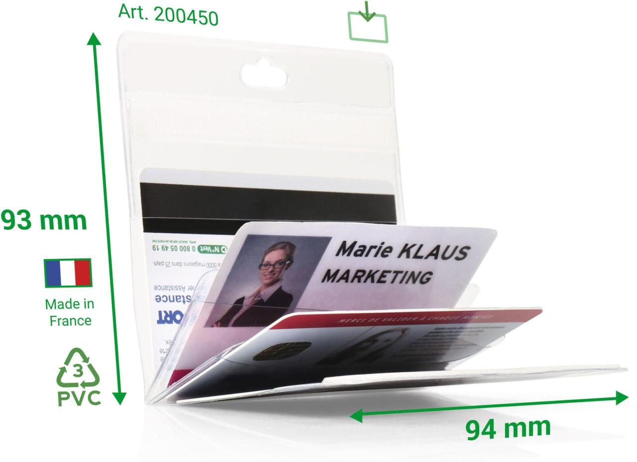 tarifold Namensschilder transparent 9 cm x 6 cm tarifold Namensschilder transparent 9 cm x 6 cm von tarifold