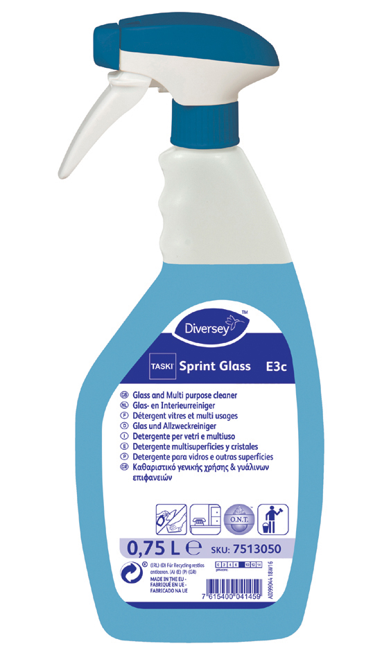 TASKI Glas- und Oberflächenreiniger Sprint Glass, 750 ml von taski