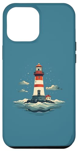 Hülle für iPhone 12 Pro Max Leuchtturm Meer Küste Hafen Ozean Maritim Wellen Hülle für iPhone 12 Pro Max Leuchtturm Meer Küste Hafen Ozean Maritim Wellen von tatia4design