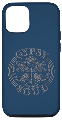 Hülle für iPhone 14 Gypsy Soul Vintage Schmetterling Blumen Hippie Flowerpower Hülle für iPhone 14 Gypsy Soul Vintage Schmetterling Blumen Hippie Flowerpower von tatia4design