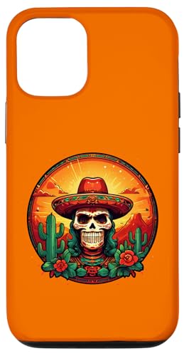 Hülle für iPhone 15 Pro Dia de los Muertos Mexiko Schädel Kaktus Sombrero Kostüm Hülle für iPhone 15 Pro Dia de los Muertos Mexiko Schädel Kaktus Sombrero Kostüm von tatia4design