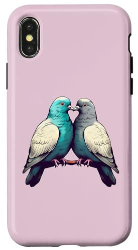 Hülle für iPhone X/XS Taube Turteltauben Vogel Taubenzüchter Brieftaube Tauben Hülle für iPhone X/XS Taube Turteltauben Vogel Taubenzüchter Brieftaube Tauben von tatia4design