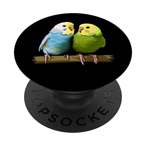 Wellensittich Haustier Papagei Vogel PopSockets mit austauschbarem PopGrip von tatia4design