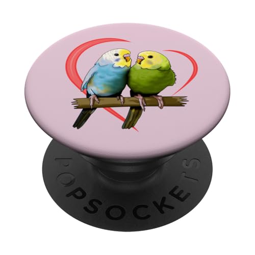 tatia4design Wellensittich Haustier Papagei Vogel mit Herz PopSockets Klebender PopGrip für Handys mit glatten, harten Plastikgehäusen (ohne kabellose Aufladung) in Schwarz tatia4design Wellensittich Haustier Papagei Vogel mit Herz PopSockets Klebender PopGrip für Handys mit glatten, harten Plastikgehäusen (ohne kabellose Aufladung) in Schwarz von tatia4design