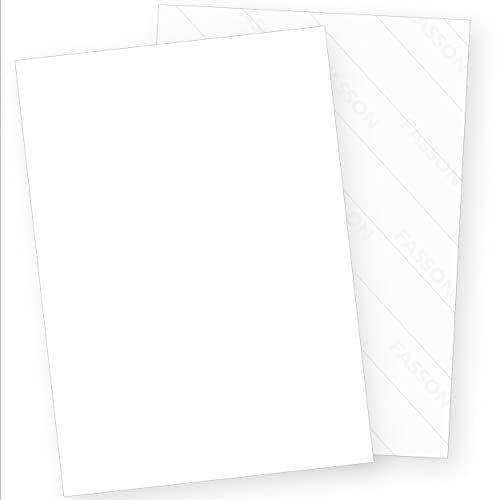 CRACK-BACK Sticker Papier Aufkleber PLUS selbstklebend A4 (25 Blatt) Rückseite geschlitzt zum Einfachen ablösen, Bedruckbar weiß matt von tatmotive