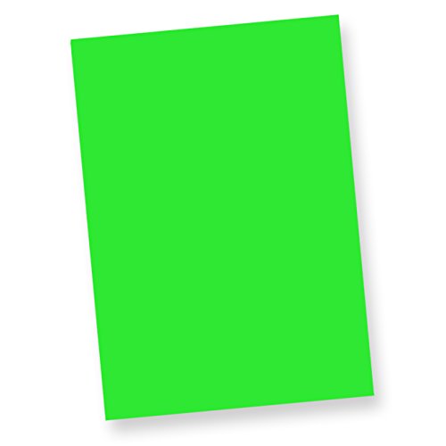 Neonpapier NEON Grün 250 Blatt DIN A4 80 g/qm farbiges Briefpapier, Leuchtpapier von tatmotive