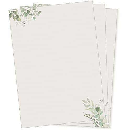 Tara Verde Briefpapier 1000 Blatt Papier DIN A4 beidseitig floral Natur Eukalyptus nachhaltig Erwachsene von tatmotive