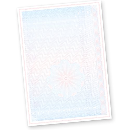 Wertpapier Briefpapier Vordrucke DIN A4 250 Blatt für Zertifikate Urkunden Auszeichnungen von tatmotive