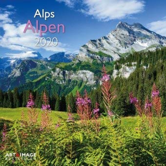 Alpen - Broschurkalender - Kalender 2020 - teNeues-Verlag - Art & Image - Wandkalender mit Poster und Platz für Eintragungen - 30 cm x 30 cm (offen 30 cm x 60 cm) von te-Neues