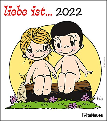 liebe ist… 2022 - Wand-Kalender - 30x34 - Illustrationen - Paar von teNeues