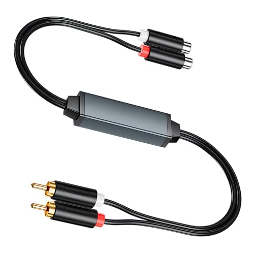 Ground Loop Isolator RCA Noise Filter for Car Audio Hum Eliminator from Home Stereo Amplifiers Plug-and-Play Ground Loop Isolator RCA Noise Filter for Car Audio Hum Eliminator from Home Stereo Amplifiers Plug-and-Play von teashow